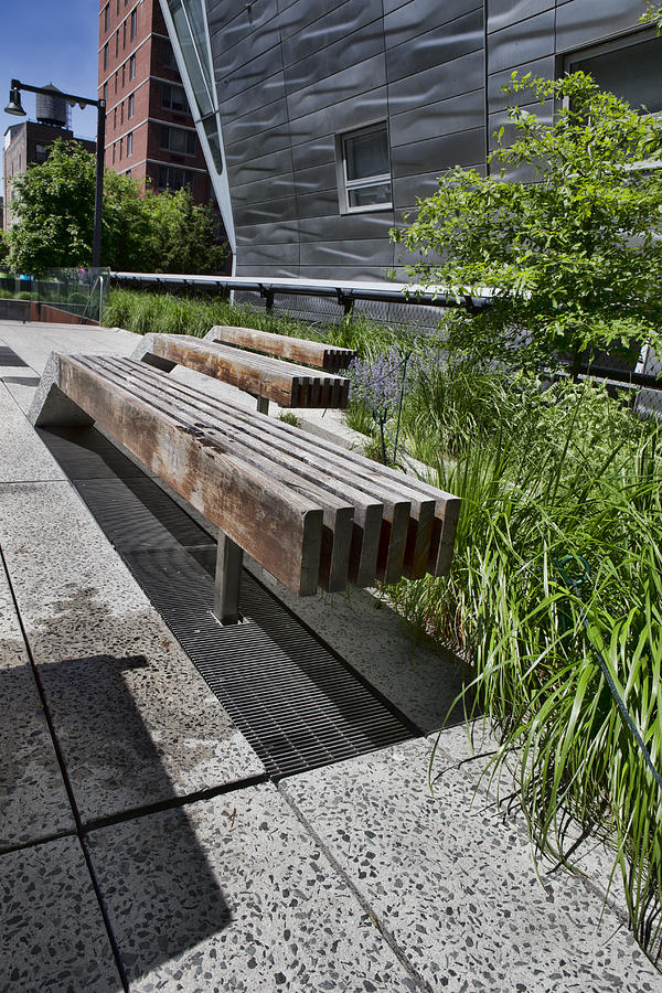 High Line Benches Photograph by Evie Carrier