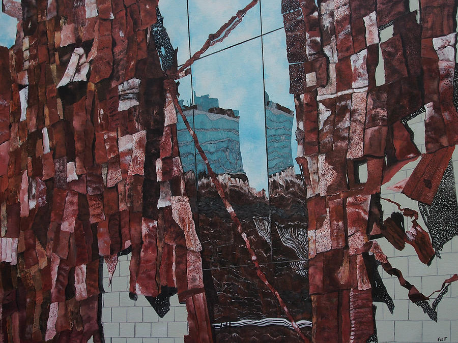 New York City Painting - High Line Reflection 3 by Steven Fleit