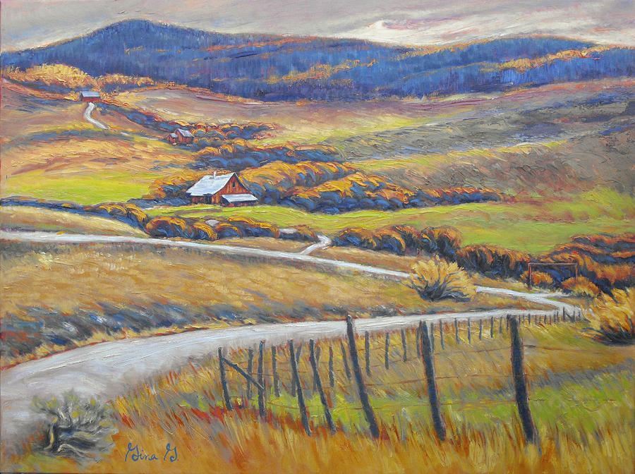 High Mountain Living Painting by Gina Grundemann