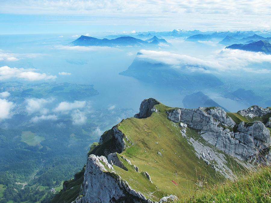 High on Nature at Mt. Pilatus Photograph by Mary Ellen Mueller Legault