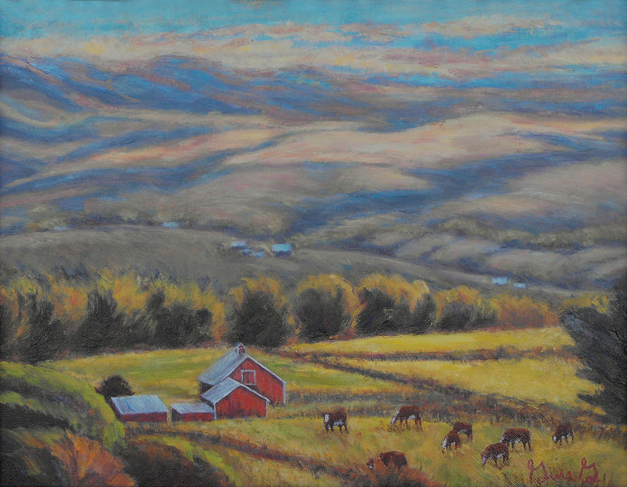 High on the West Slope Painting by Gina Grundemann
