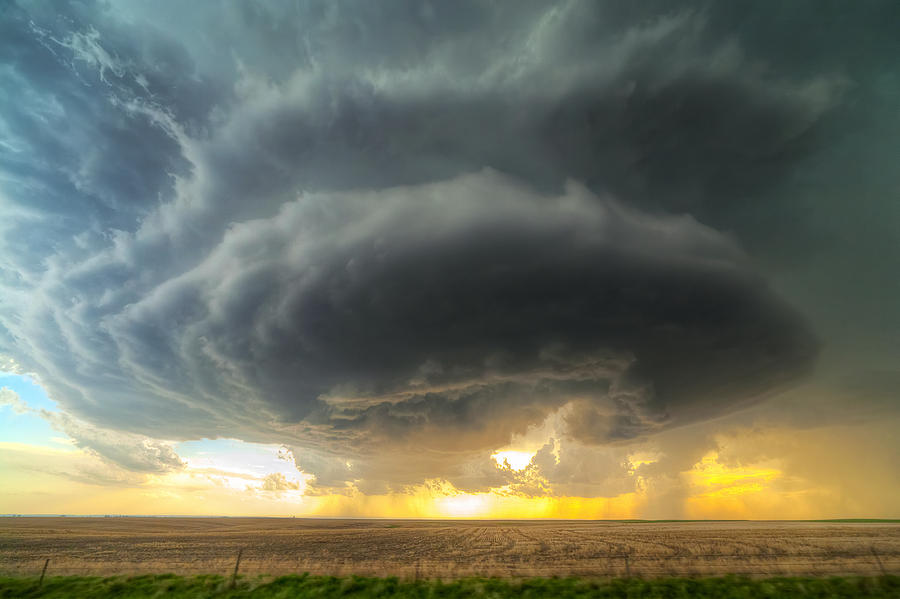 High Plains Hailer Photograph by Evan Ludes - Fine Art America