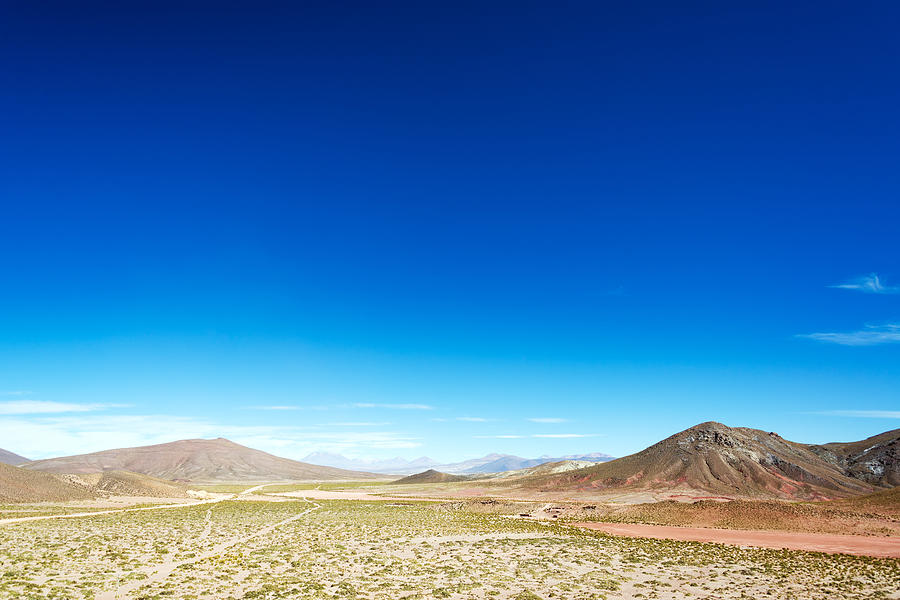 High Plains Landscape In Bolivia Photograph