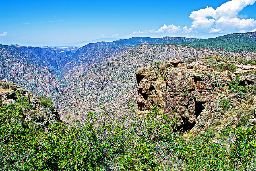 High Point in Black Canyon of the Gunnison National Park-Colorado  Photograph by Ruth Hager