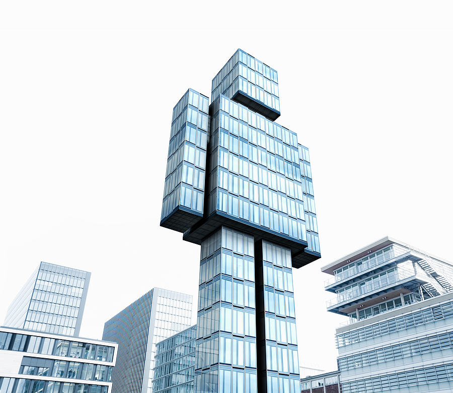 High-rise Building In The Shape Of The Photograph by Jorg Greuel
