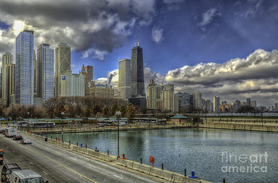Chicago Photograph - High rises trailing into the distance by Michael Goodell