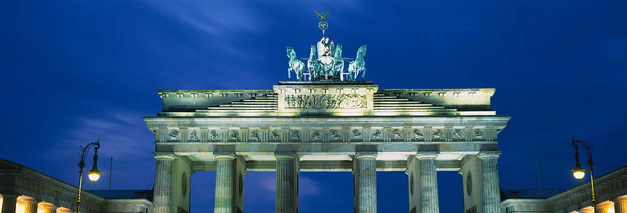 Berlin Photograph - High Section View Of A Gate by Panoramic Images