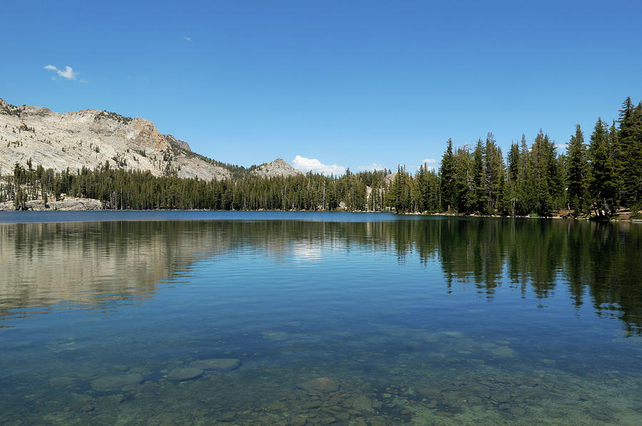 High Sierra Lake Photograph by Art Wager