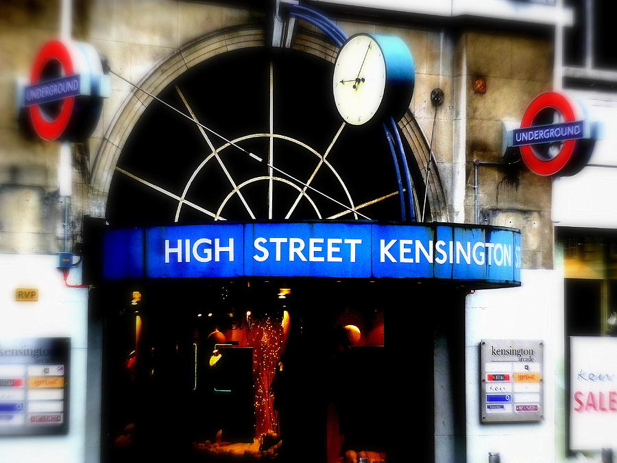 High Street Kensington Tube Station Photograph by Funkpix Photo Hunter