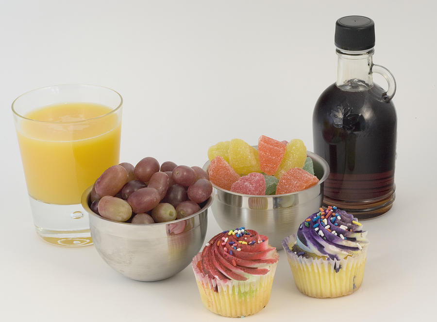 High Sugar Foods Photograph by Science Stock Photography