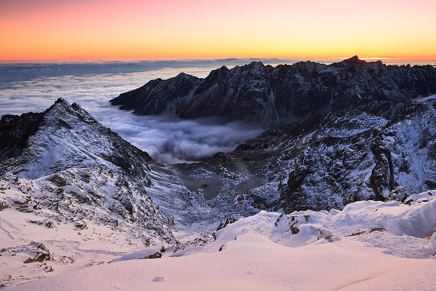 High Tatras in winter Photograph by Milan Gonda
