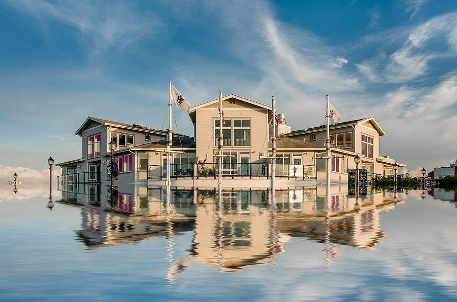 High Tide on the Boardwalk Photograph by Greg Nyquist