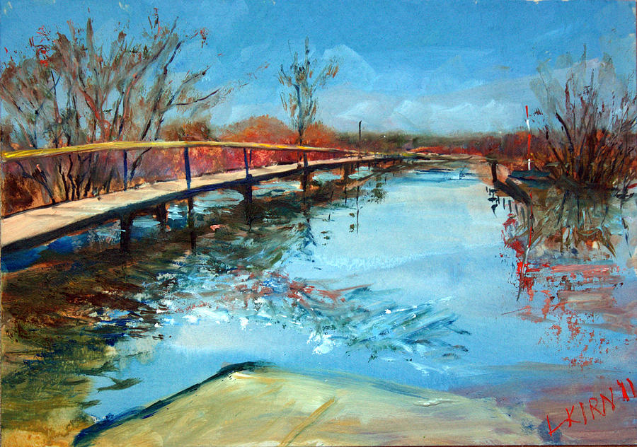 Spring Painting - High Water by Leonid Kirnus