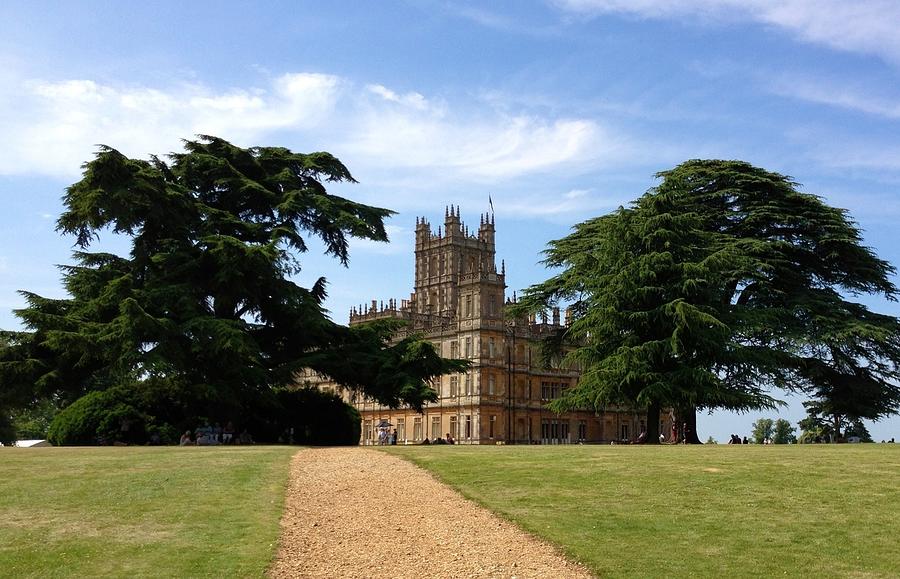 Highclere Castle or Downton Abbey Photograph by Lois Ivancin Tavaf