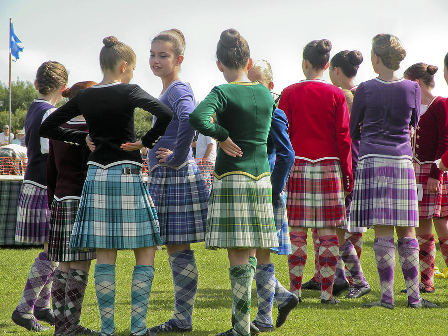 Highland Dancers Scotland Photograph by Sally Ross
