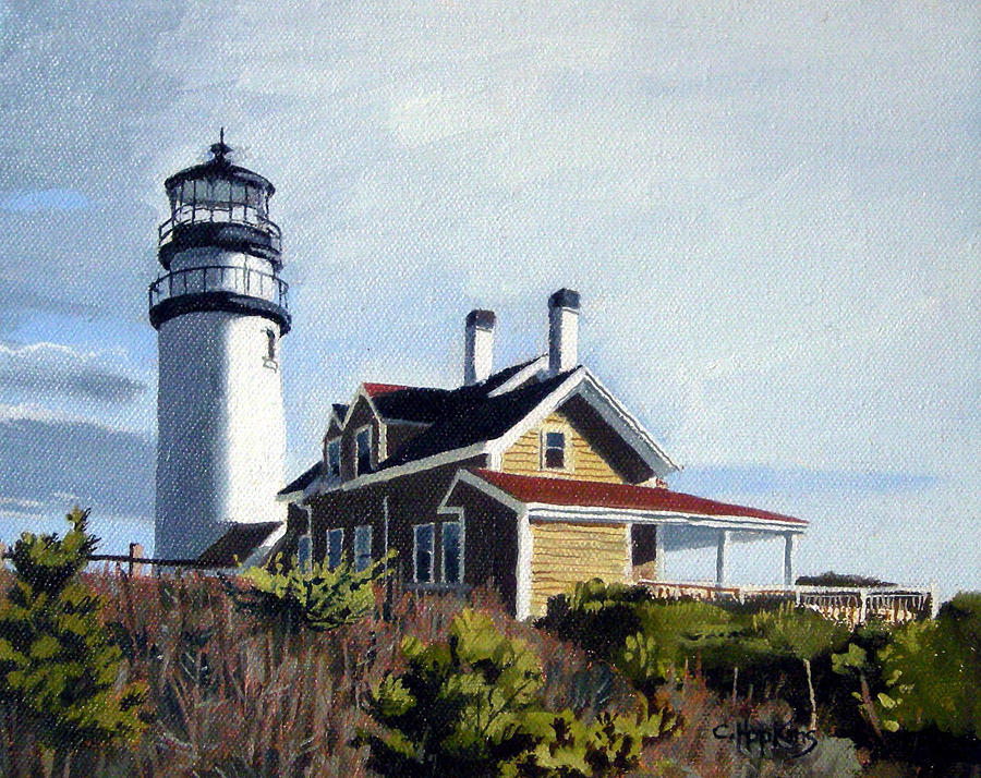 Highland Light North Truro Cape Cod Massuchusetts Painting by Christine ...