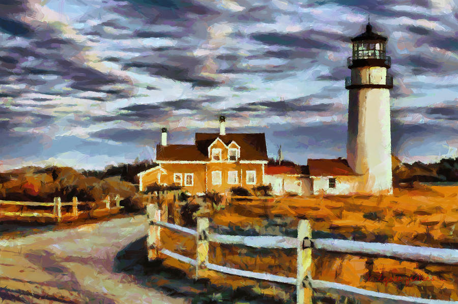 Highland Lighthouse Painting by Lynne Jenkins