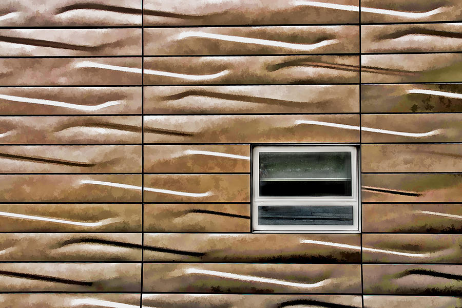 Highline Window Surrounded by Patterns Photograph by Gary Slawsky