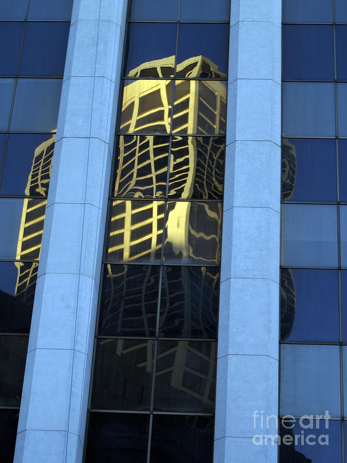 Highrise Reflection  Photograph by Haleh Mahbod