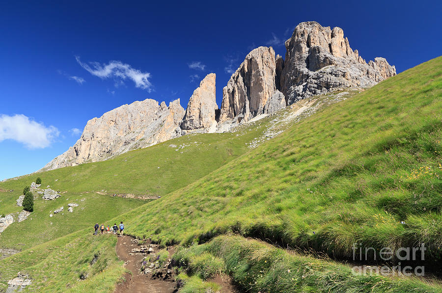 hike beneath Sassolnugo mount Photograph by Antonio Scarpi