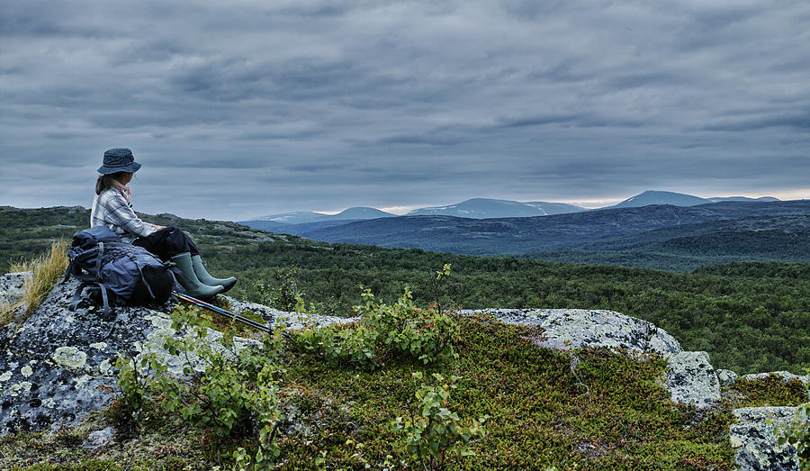 Hikers Dream Photograph by Pekka Sammallahti