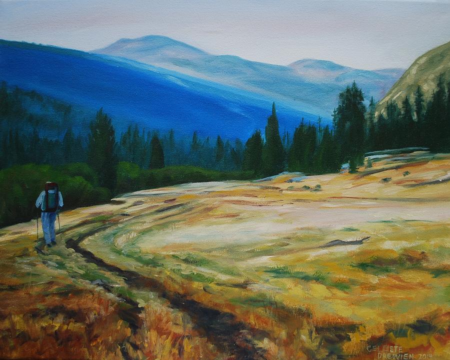 Yosemite Pacific Coast Trail Painting by Celeste Drewien