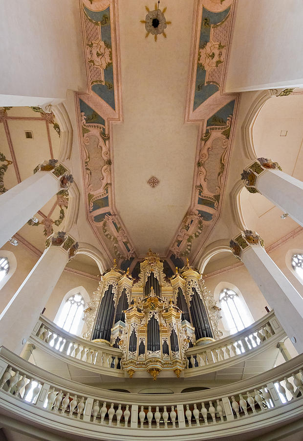 Hildebrandt organ Naumburg Photograph by Jenny Setchell