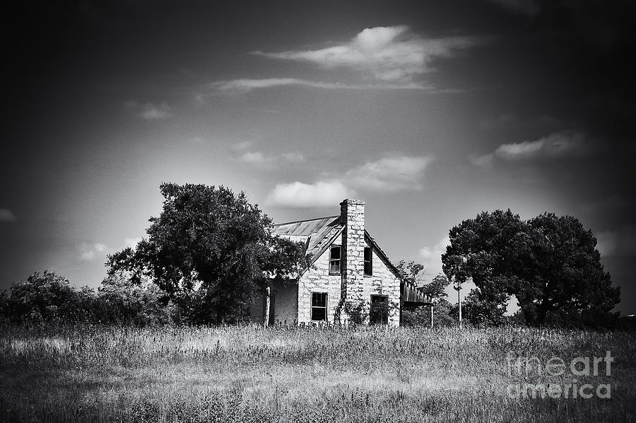 Architecture Photograph - Hill Country Homestead by Arne Hansen