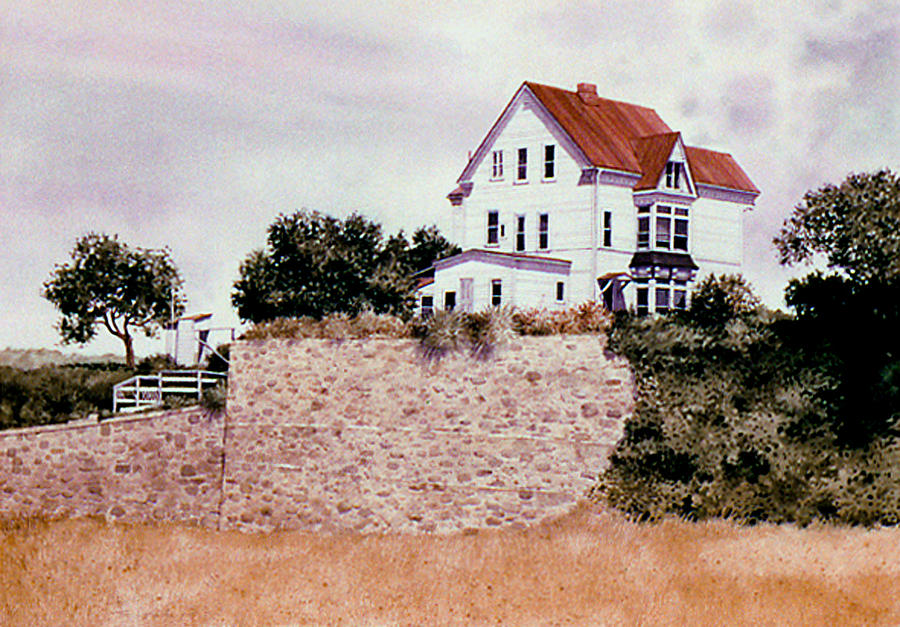 Hill House Painting by Tom Wooldridge