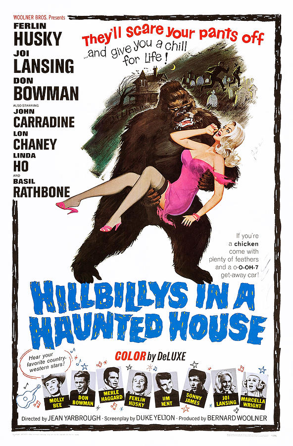 Movie Photograph - Hillbillys In A Haunted House, Bottom by Everett