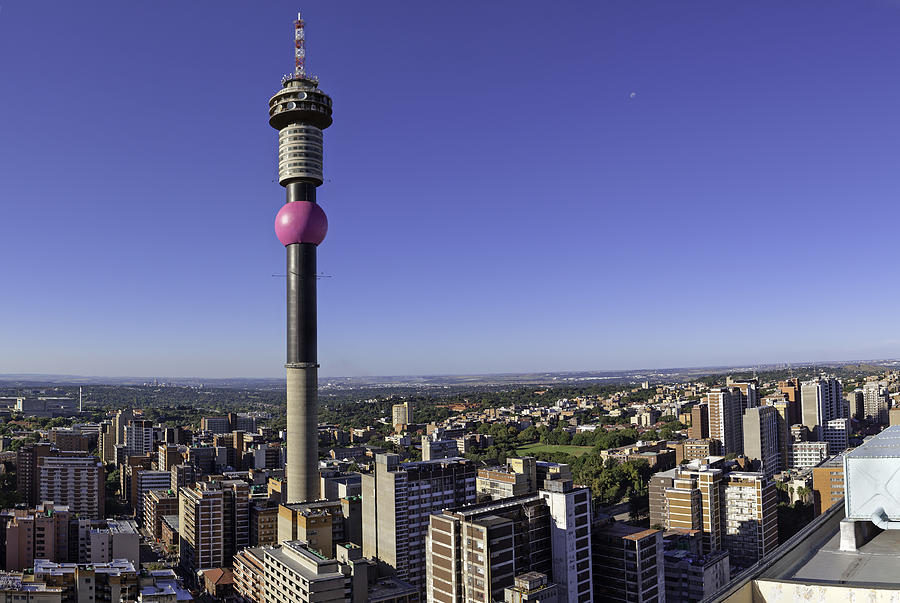 Hillbrow Tower Cityscape Photograph by Thegift777
