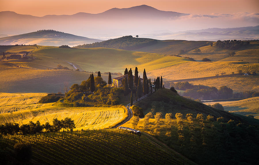Hills and houses Photograph by Stefano Termanini