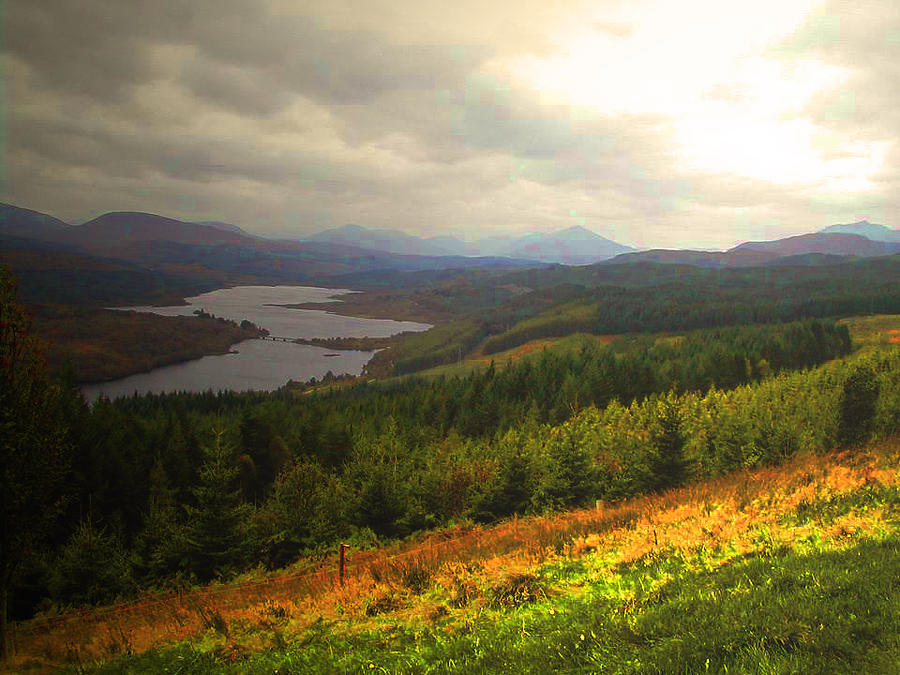 Hills of Scotland Photograph by Lenore Senior