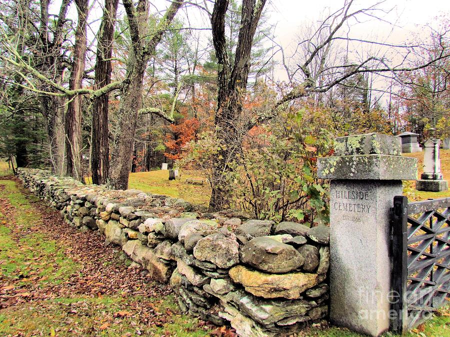 Hillside Cemetery Photograph by Elizabeth Dow