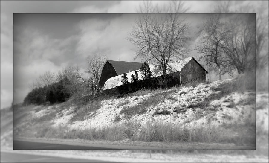 Winter Photograph - Hillside Farm by Kay Novy