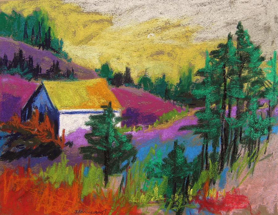 Hillside House Painting by John Williams