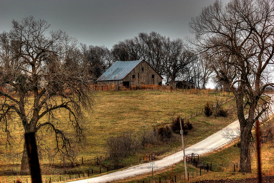 Barn Photograph - Hillside by Thomas Danilovich