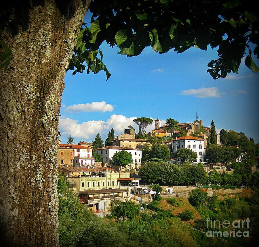 Landscape Photograph - Hillside Tuscan Village  by John Malone