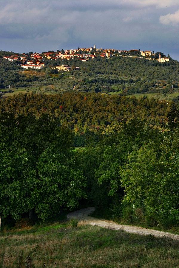 Hilltop Tuscany Photograph by Henry Kowalski