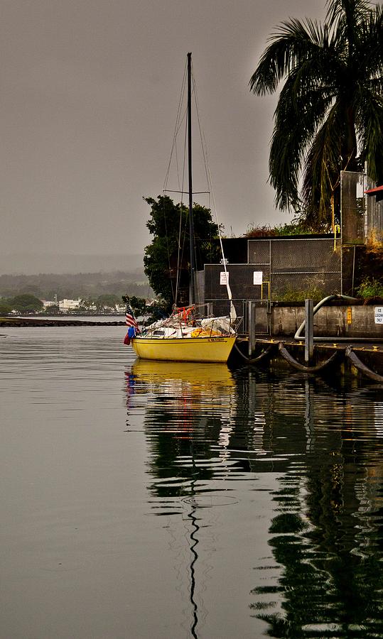 Hilo Bay dock Photograph by Craig Watanabe