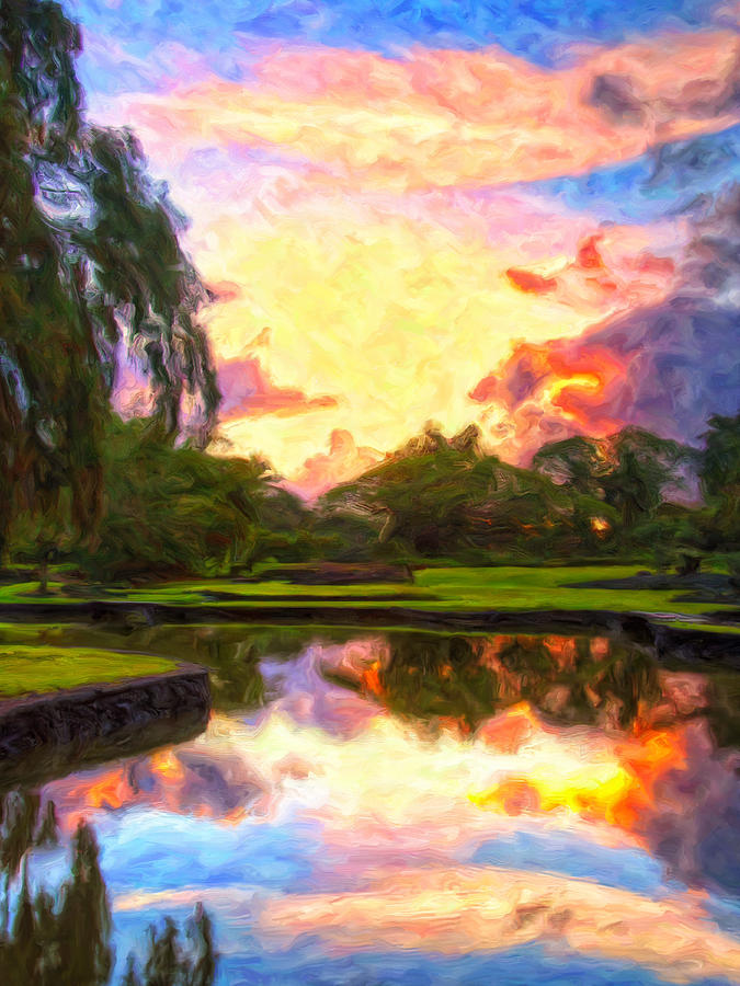 Paradise Painting - Hilo Sunrise by Dominic Piperata