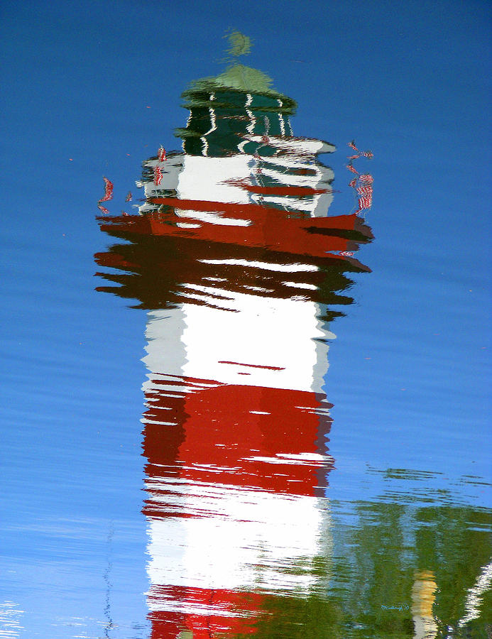 Hilton Head Lighthouse Reflection Photograph by Duane McCullough