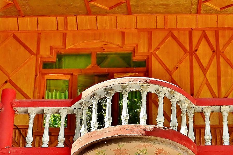 Architecture Photograph - A Beautiful Balcony - Himalaya India by Kim Bemis