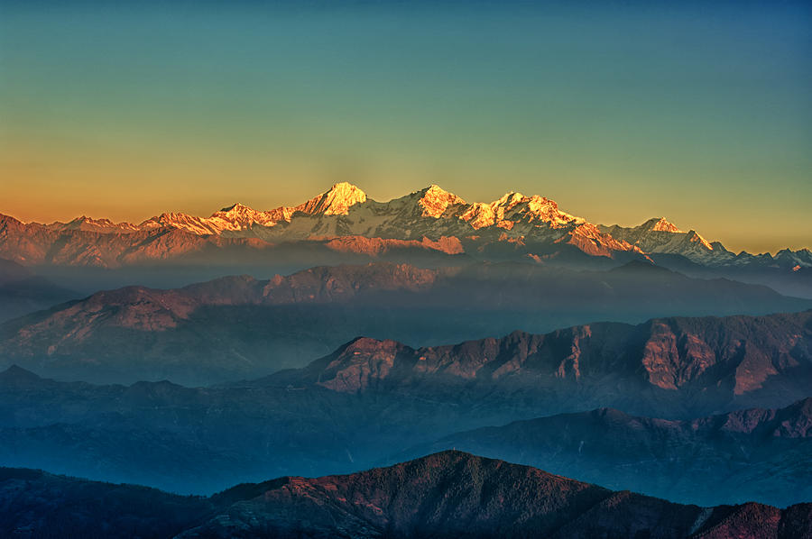Sunset Photograph - Himalaya by U Schade