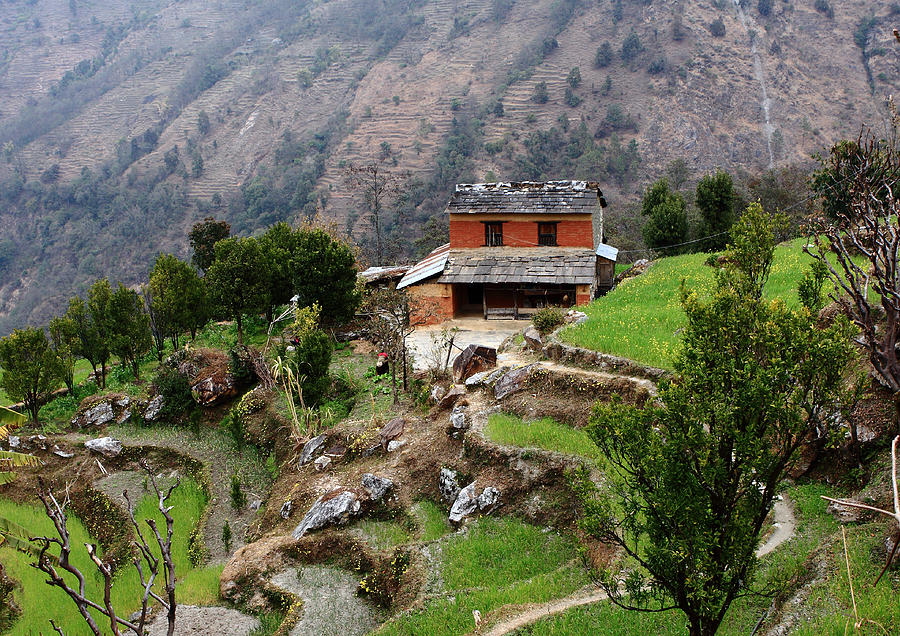 Himalayan Village Photograph