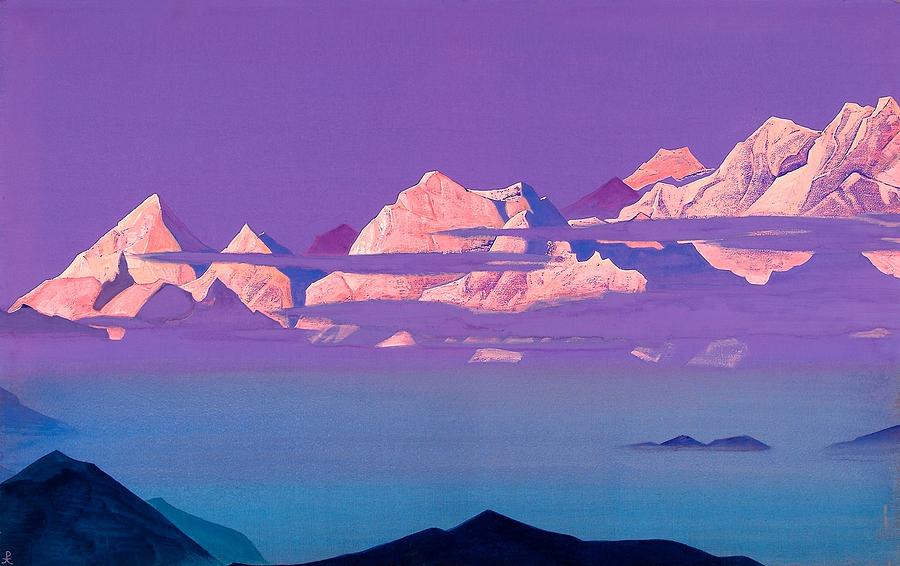 Himalayas Painting by Nicholas Roerich