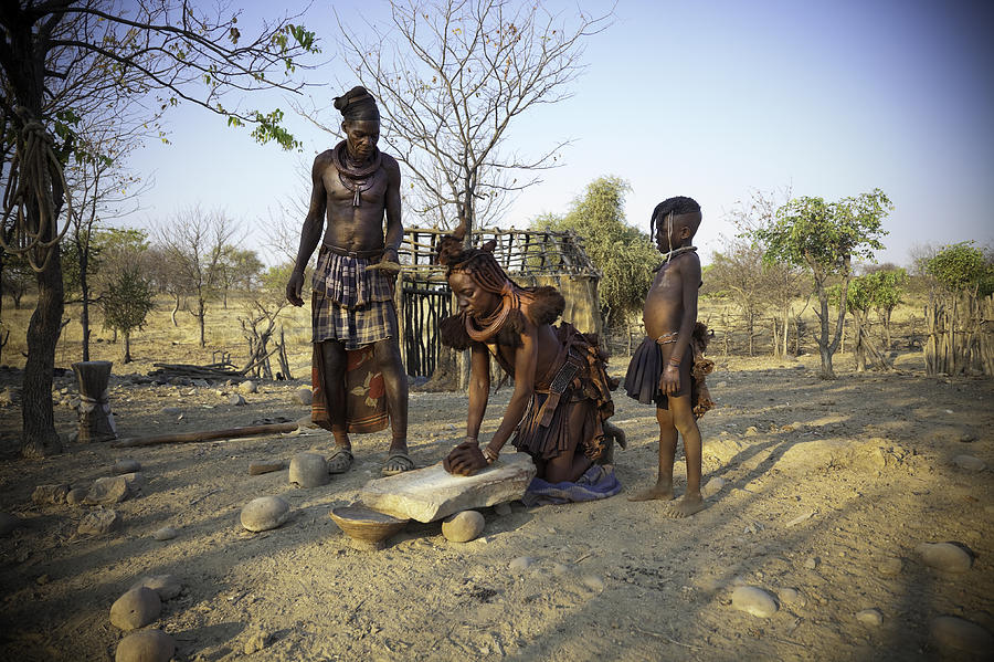 Himba family Photograph by Nicolamargaret
