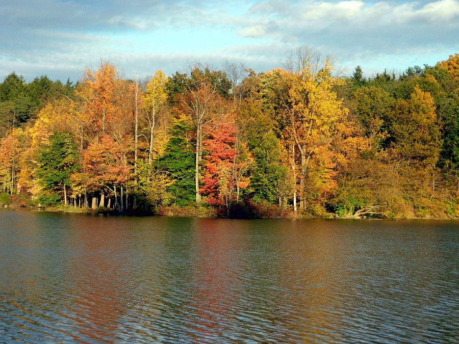 Hinckley Lake Autumn Photograph