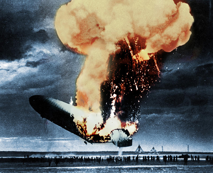 Hindenburg Disaster, May 6th, 1937 Photograph by Science Source