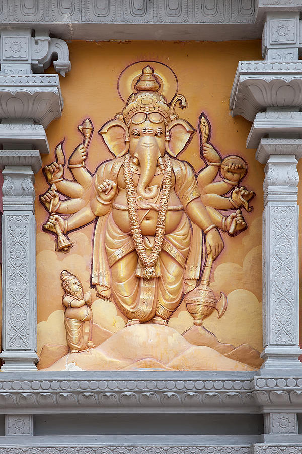 Hindu God Ganesh with Many Arms Photograph by Jit Lim - Pixels